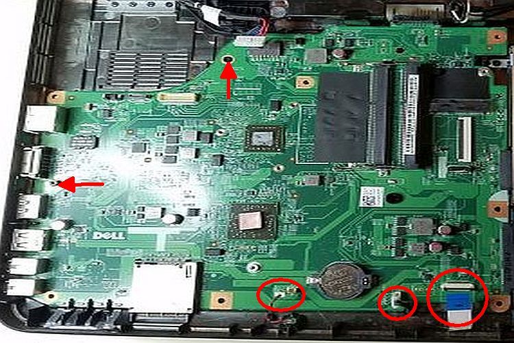 DELL M5040 Motherboard Removal